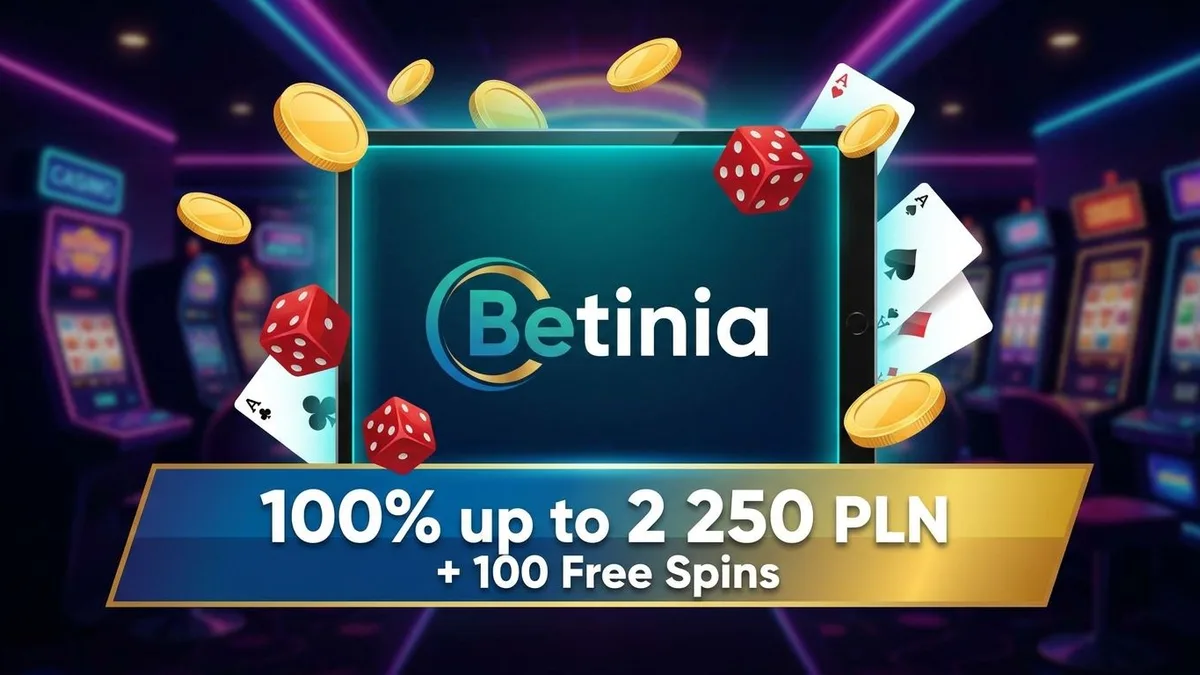 Betinia bonus powitalny