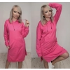 BLUZA tunika sukienka dresowa POLSKI produkt Róż Fuksja