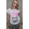 T-shirt KOSZULKA turecka bawełna S - XL kotek
