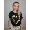 T-shirt koszulka złoty motyw  rozm  2XL- 4XL
